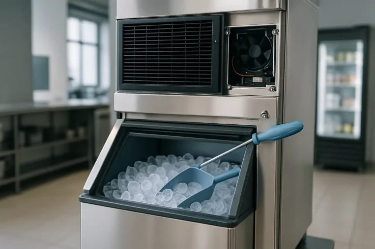 High-quality commercial refrigeration units in a business setting, showcasing preventive maintenance importance for food safety and efficiency in Cambridge, MA.